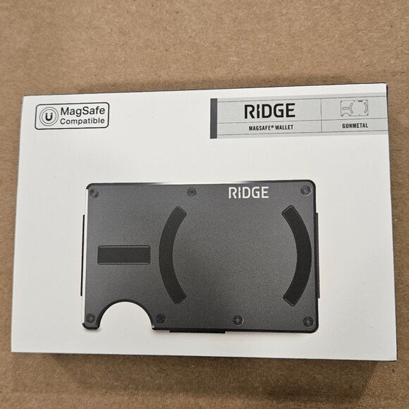 The Ridge Aluminum Magsafe Wallet - Gunmetal - Picture 1 of 5